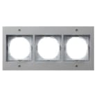 GIRA - Peitelevy Ulkok. 3 os. ALU - Gira-TX 44