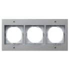 GIRA - Peitelevy Ulkok. 3 os. ALU - Gira-TX 44