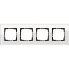 GIRA - Peitelevy 4 os. Lasi Valkoinen - Gira Esprit