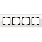 GIRA - Peitelevy 4 os. Lasi Valkoinen - Gira Esprit