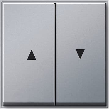 GIRA - Vipu 2 os. Nuoli symb ALU - Gira TX-44