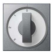 GIRA - nupilla 3 asent. kytk. ALU - Gira Päällyskuori