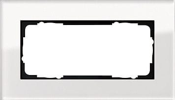 GIRA - Peitel. Kaksois Lasi Valkoinen - Gira Esprit