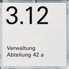 GIRA - Gira Event - Osoite/merkki keskiö 1 os. VAL