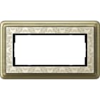 GIRA - Tupla-aukko art pron/KermaVAL - Peitelevy ClassiX ART