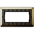 GIRA - Tupla-aukko art messinki/MUS - Peitelevy ClassiX ART