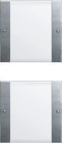 GIRA - Painike System 55 - 1+1-os. MK System 55 kirkas/AL