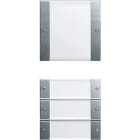 GIRA - Painike System 55 - 1+3-os. MK System 55 kirkas/AL