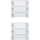 GIRA - Painike System 55 - 3+3-os. MK System 55 kirkas/VA