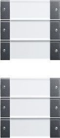 GIRA - Painike System 55 - 3+3-os. MK System 55 kirkas/AN