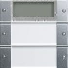 GIRA - Painike System 55 - 2-os PLUS MK Sys 55 kirkas/ALU