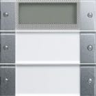 GIRA - Painike System 55 - 2-os PLUS MK Sys 55 kirkas/ALU