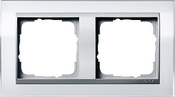 GIRA - Peitelevy Gira Event Clear - 2-os. Kirkas VAL/ALU