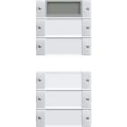 GIRA - Painike System 55 - 5-os PLUS MK Sys 55 kirkas/VAL