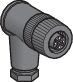 TELEMECANIQUE-SENSORS - Liitin M12 na-ku 4-nap.muo.km. - XZCC12FCP40B