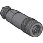 TELEMECANIQUE-SENSORS - Liitin M12 na-su 4-nap.muo.km. - XZCC12FDP40B