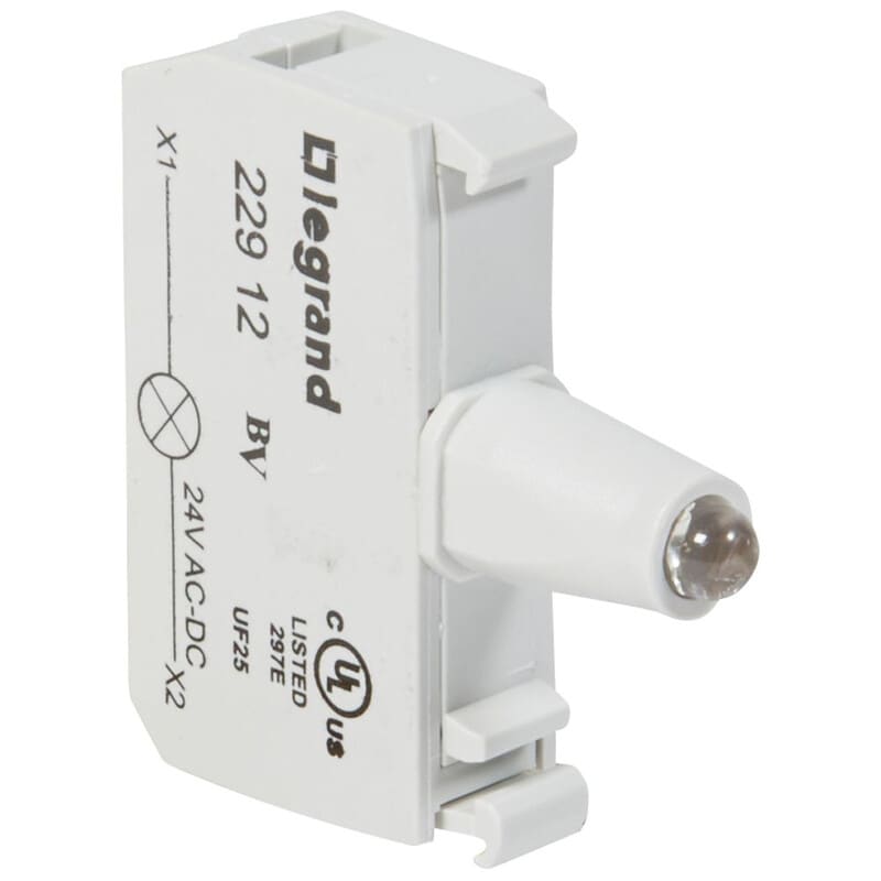 LEGRAND - Merkkivalorunko LED - LED-runko, vihreä, 12-24 V~/=
