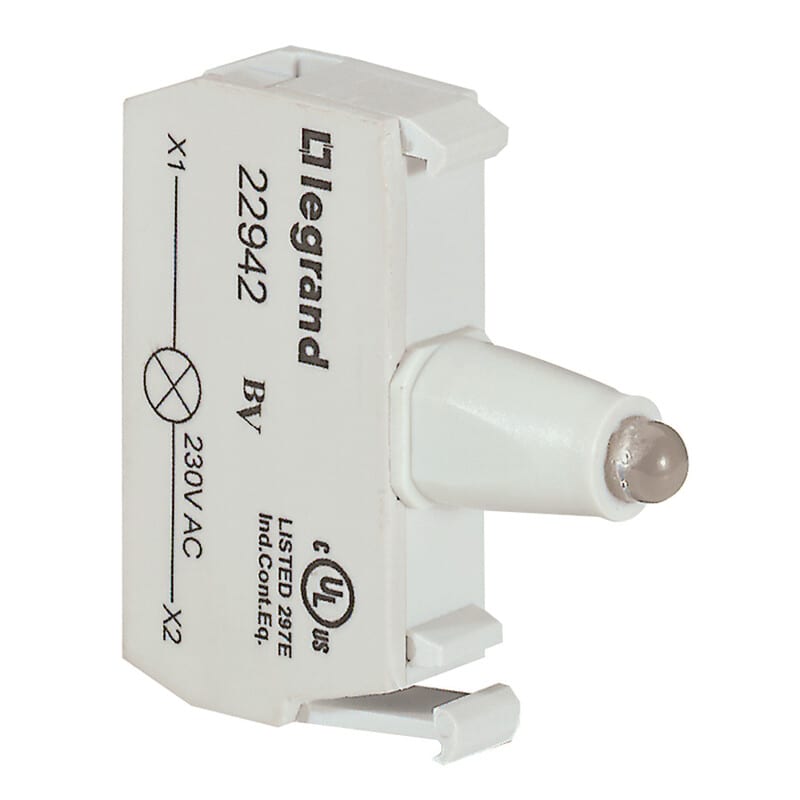 LEGRAND - Merkkivalorunko LED - LED-runko, vihreä, 230 V~/=