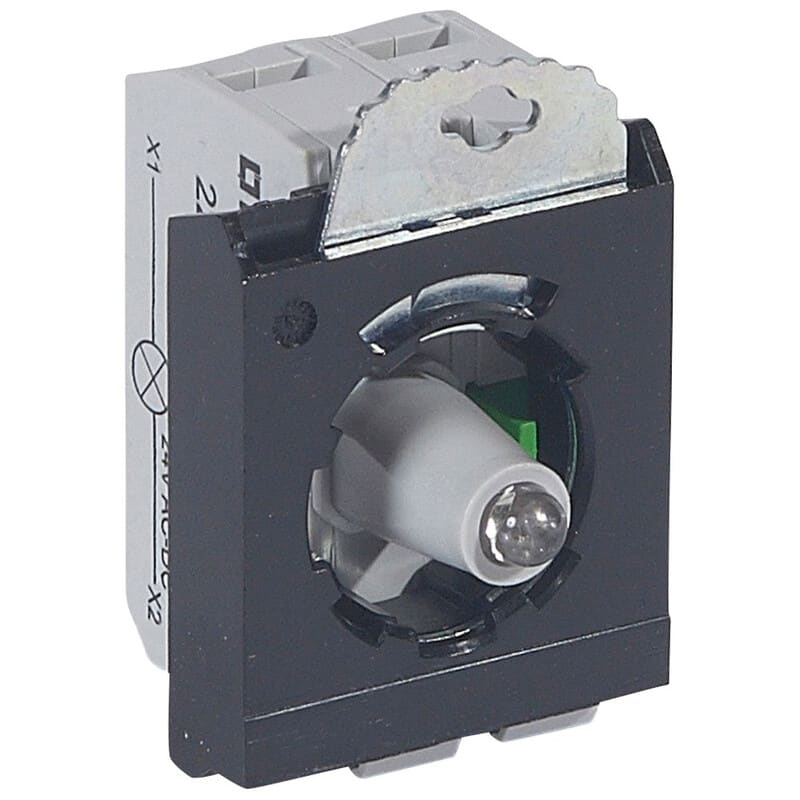 LEGRAND - Kosketinelementti - Lohko 3as LED 24V pun 1NO
