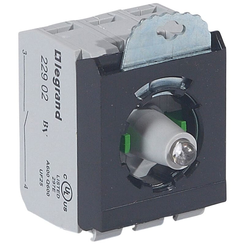 LEGRAND - Kosketinelementti - Lohko 3as LED 24V valk 2NO