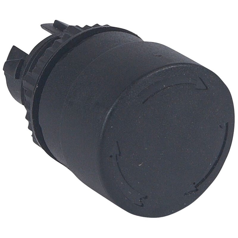 LEGRAND - Hätä-/seis painike - Sienip., kiertovap. Ø32 musta