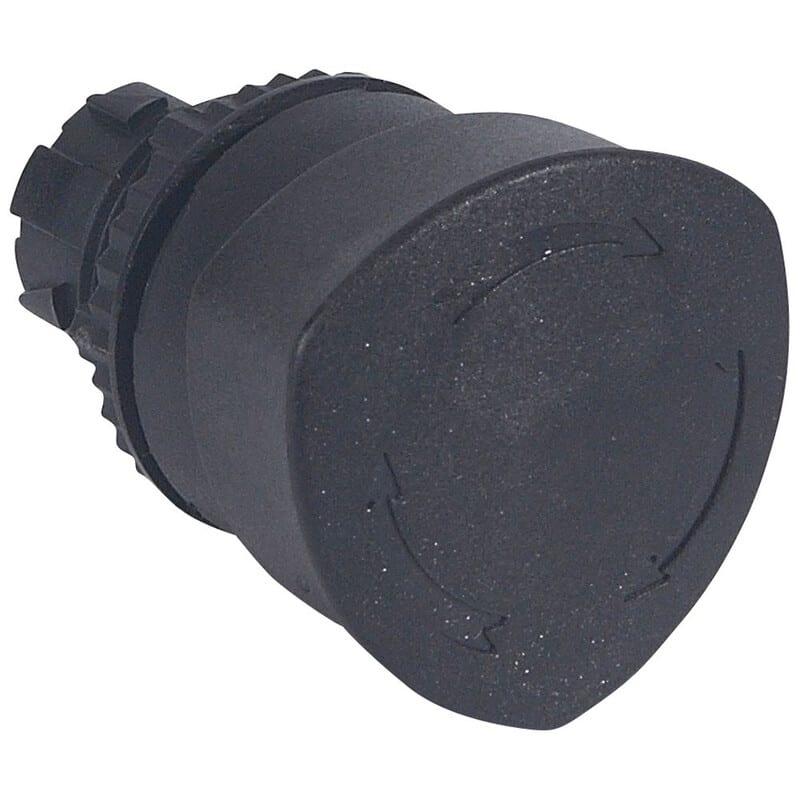 LEGRAND - Hätä-/seis painike - Sienip., kiertovap. Ø40 musta