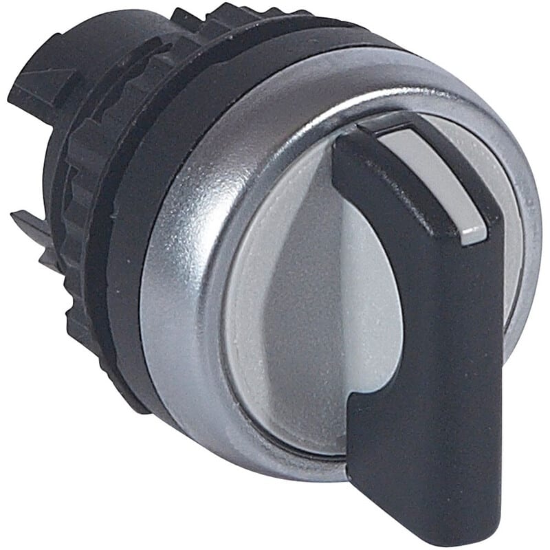 LEGRAND - Valintakytkin - 3-as. palautuva musta, oikea