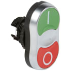 LEGRAND - Kaksoispainike - Matala/matala, vihr/pun