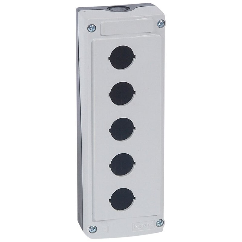 LEGRAND FINLAND - Kotelo - Muovikotelo, 5-paik, harmaa