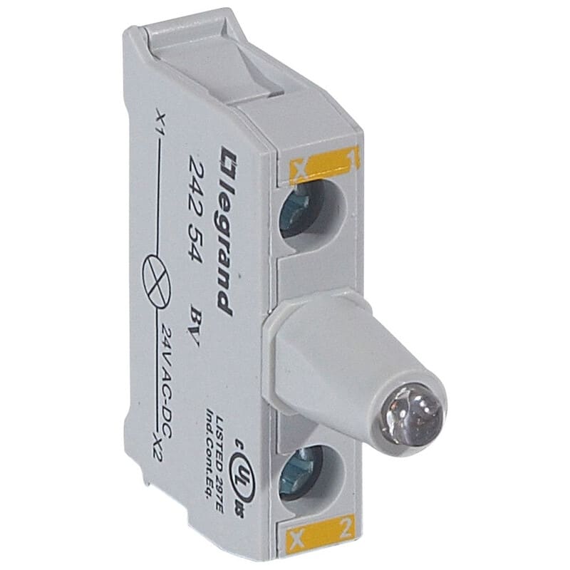 LEGRAND - Merkkivalorunko LED - LED-runko, 24V kelt, pohjak.
