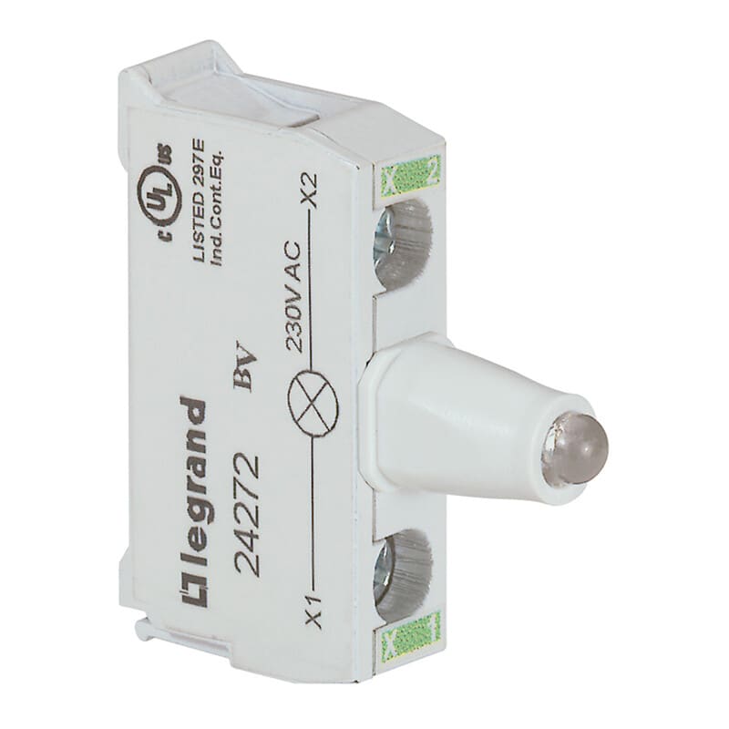 LEGRAND - Merkkivalorunko LED - LED-runko, 230V vihr, pohjak.