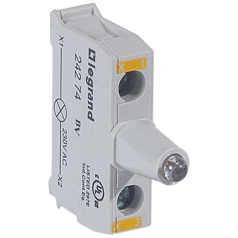 LEGRAND - Merkkivalorunko LED - LED-runko, 230V kelt, pohjak.