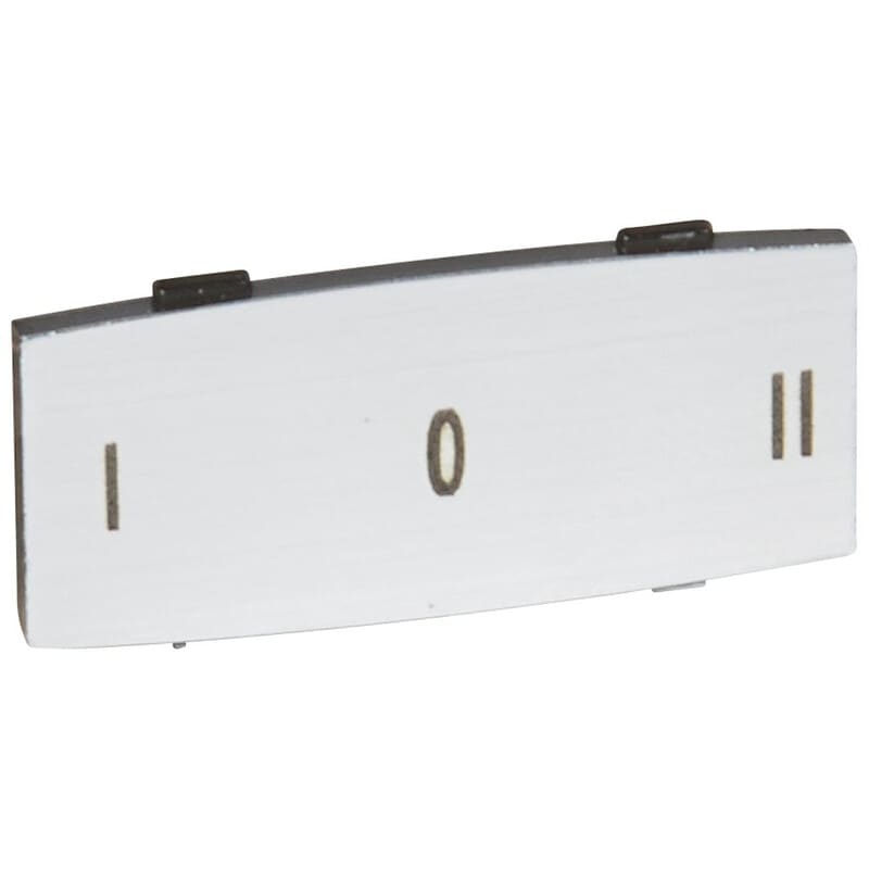 LEGRAND - Lisäkilpi - Merkattu - ''I O II''