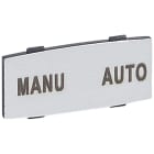 LEGRAND - Lisäkilpi - Merkattu - ''MANU-AUTO''