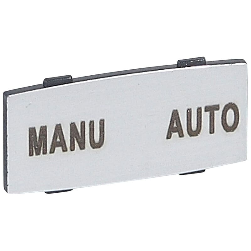 LEGRAND - Lisäkilpi - Merkattu - ''MANU-AUTO''