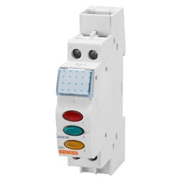 GEWISS - Merkkivalokaluste LED - GW96598 PUN/KEL/VIH 230VAC