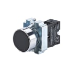 CHINT - Tasopainike - Painike 22mm musta metalli 1NO