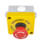 SELCAST - Hätä-/seis painike - 600 012 KOTELO 2AV