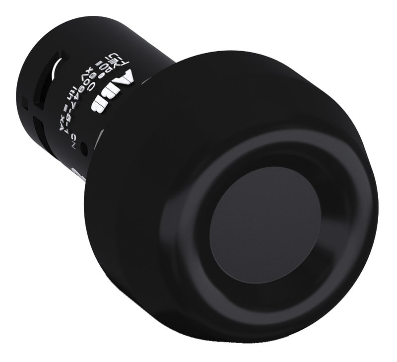 ABB SMART POWER - Ulkoneva painike - musta, Heavy Duty, 1NO,1NC