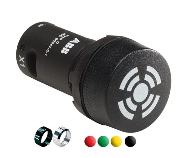 ABB SMART POWER - Summerikaluste - musta 24VAC/DC, jatkuva ääni,C