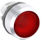 ABB SMART POWER - Tasovalopainike - punainen matala palautuva vala