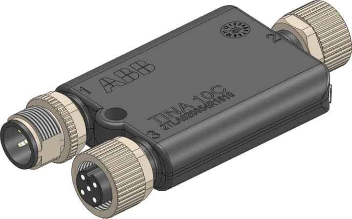 ABB SMART POWER - Adapteri - Tina 10C v2, 3xM12, LED, OSSD