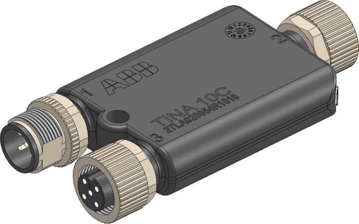 ABB SMART POWER - Adapteri - Tina 10C v2, 3xM12, LED, OSSD