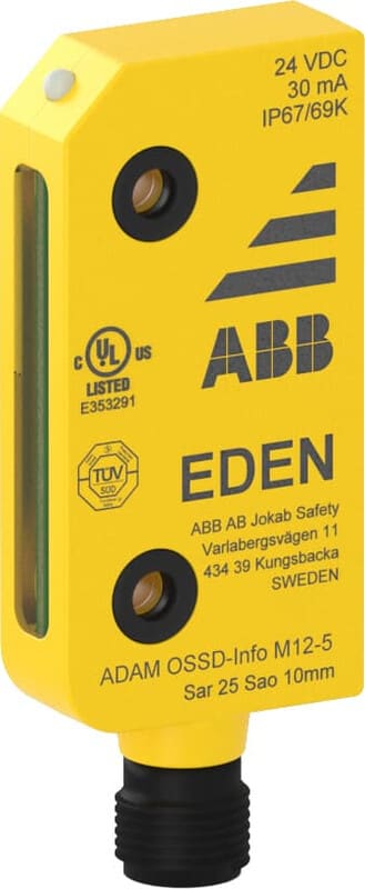 ABB SMART POWER - Turvarajakytkin - Adam OSSD-Info M12-5 liitin