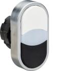 BENEDIKT & JÄGER - Kaksoispainike - valkoinen/musta valk. merk.