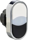 BENEDIKT & JÄGER - Kaksoispainike - valkoinen/musta valk. merk.