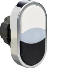 BENEDIKT & JÄGER - Kaksoispainike - valkoinen/musta valk. merk.