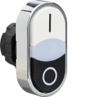 BENEDIKT & JÄGER - Kaksoispainike - valkoinen I/musta 0 valk. merk