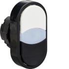 BENEDIKT & JÄGER - Kaksoispainike - valkoinen/musta valk. merk.