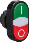 BENEDIKT & JÄGER - Kaksoispainike - vihreä I/punainen 0 valk. merk